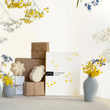 Le coffret Mimosa puise son inspiration dans la lumière douce et dorée du mimosa, symbole de renouveau et de chaleur. Fleur emblématique du sud, elle apporte son éclat lumineux et délicat et réinvente l'art d'offrir des fleurs.
Composé de nos deux best-sellers iconiques revisités avec un parfum au mimosa, offrez des fleurs, autrement. 
Il est le cadeau idéal à (s')offrir pour découvrir nos soins, et les emporter facilement partout avec soi. 
Il contient : 
✔ Shampoing mimosa 50gr : il nettoie les cheveu