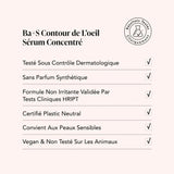Ce sérum hautement nutritif spécialement formulé pour la peau délicate et fine du contour de l'œil aide à réduire l’apparence des poches, des rides et des cernes.