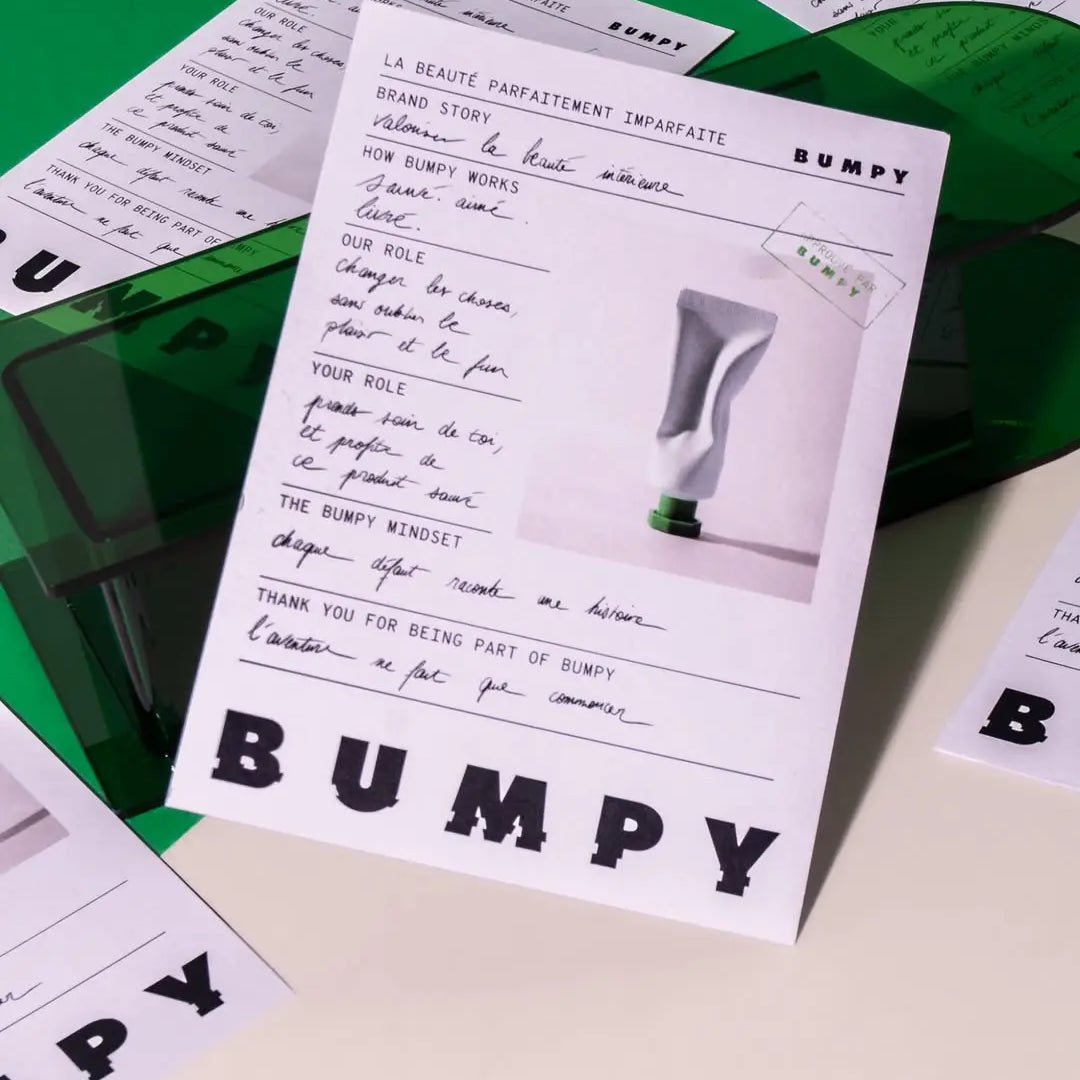 colis de cosmétiques anti gaspi par Bumpy