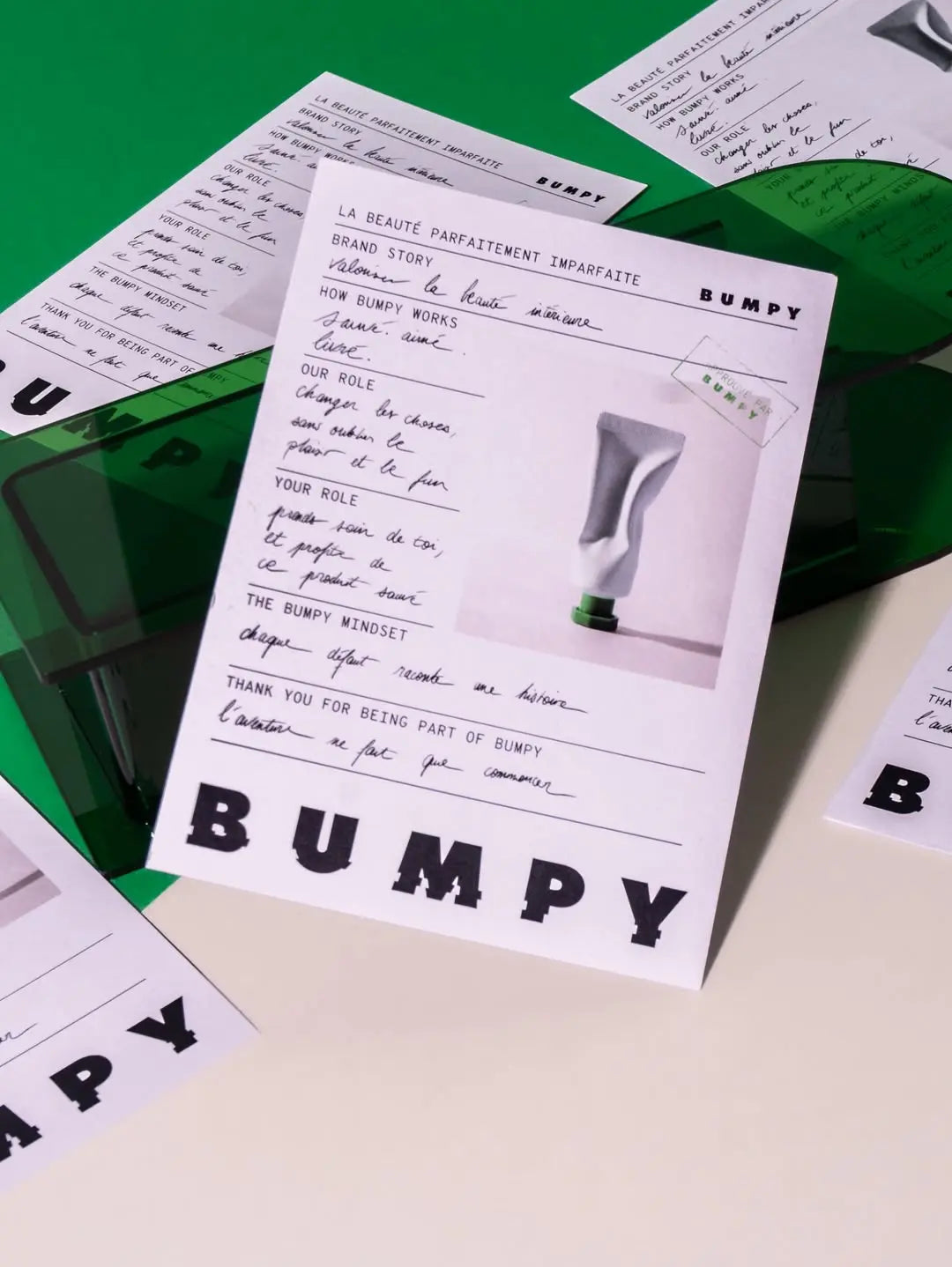 colis de cosmétiques anti gaspi par Bumpy