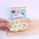 LAMAZUNA : Coffret de 10 lingettes démaquillantes - Dorées