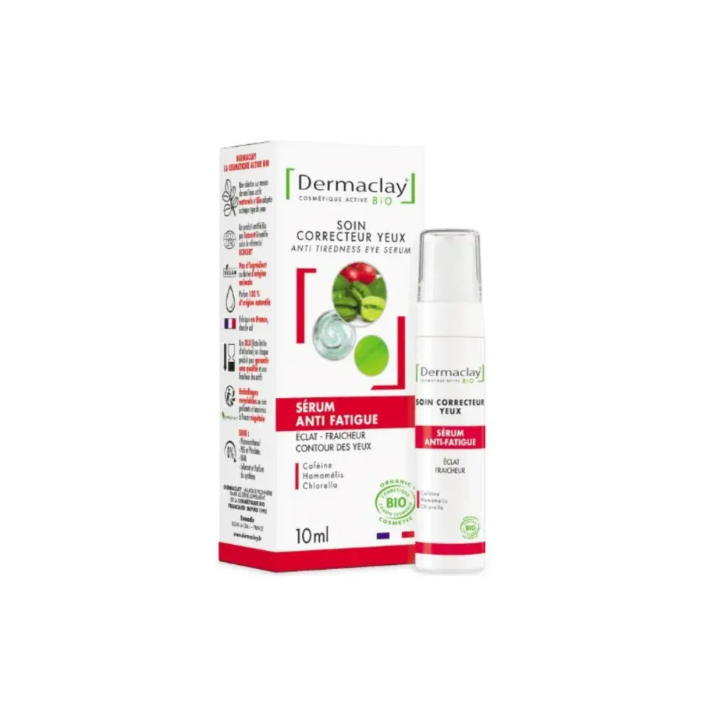 La nuit, la micro-circulation cutanée se ralentit. Au réveil, le contour de l’œil parait gonflé et marqué.Le SÉRUM contour des yeux certifié bio ANTI-FATIGUE est un soin qui rafraîchit, défatigue, et illumine le contour des yeux, pour un regard reposé en un seul geste..