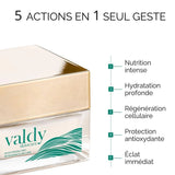 VALDY SKINCARE : Kit essentiel Eclat & Jeunesse (Sérum-crème anti-âge + Soin hydratant essentiel + Gel tenseur contour des yeux)