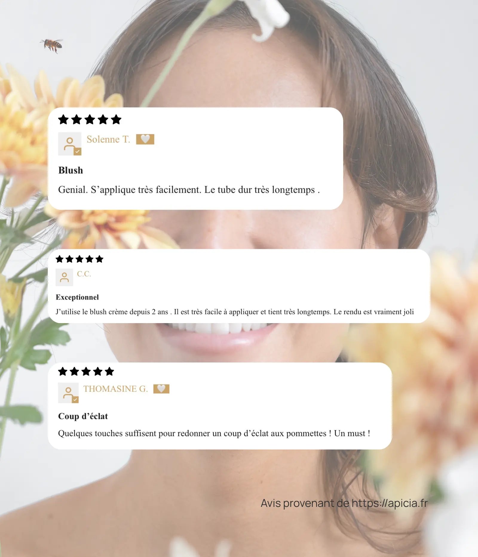 APICIA : Blush crème Bumpy
