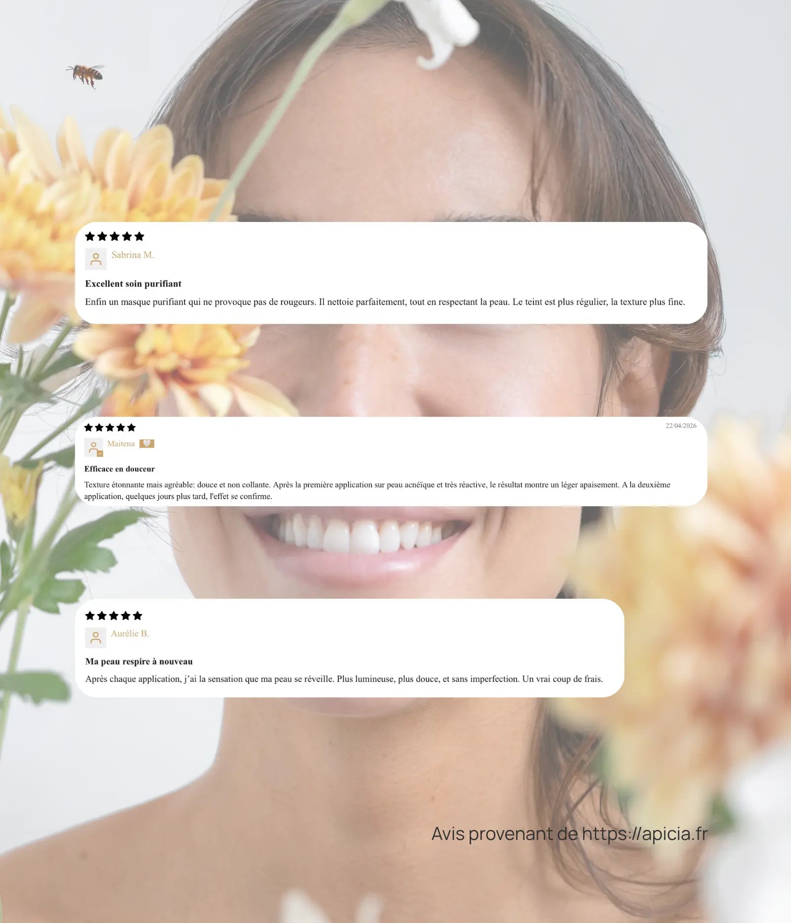 APICIA : Masque detox purifiant et lissant BIO Bumpy