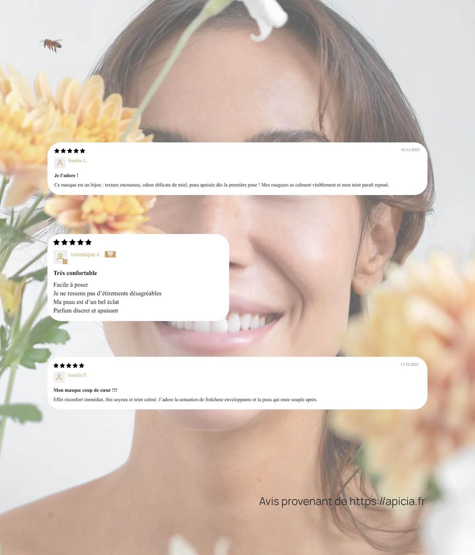 APICIA : Masque visage ultra-réconfortant BIO Bumpy