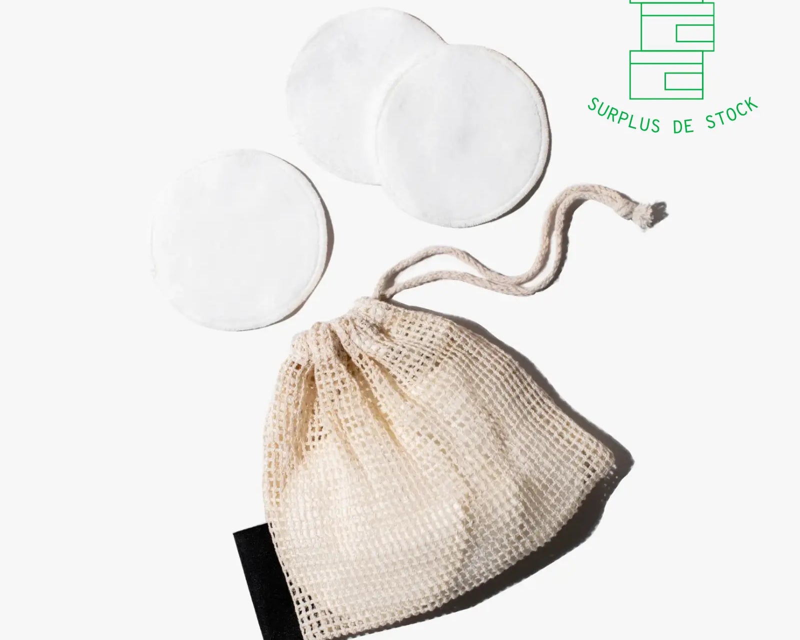 P.Lab Beauty : Cotons Bio Réutilisables - 6 Cotons Bumpy