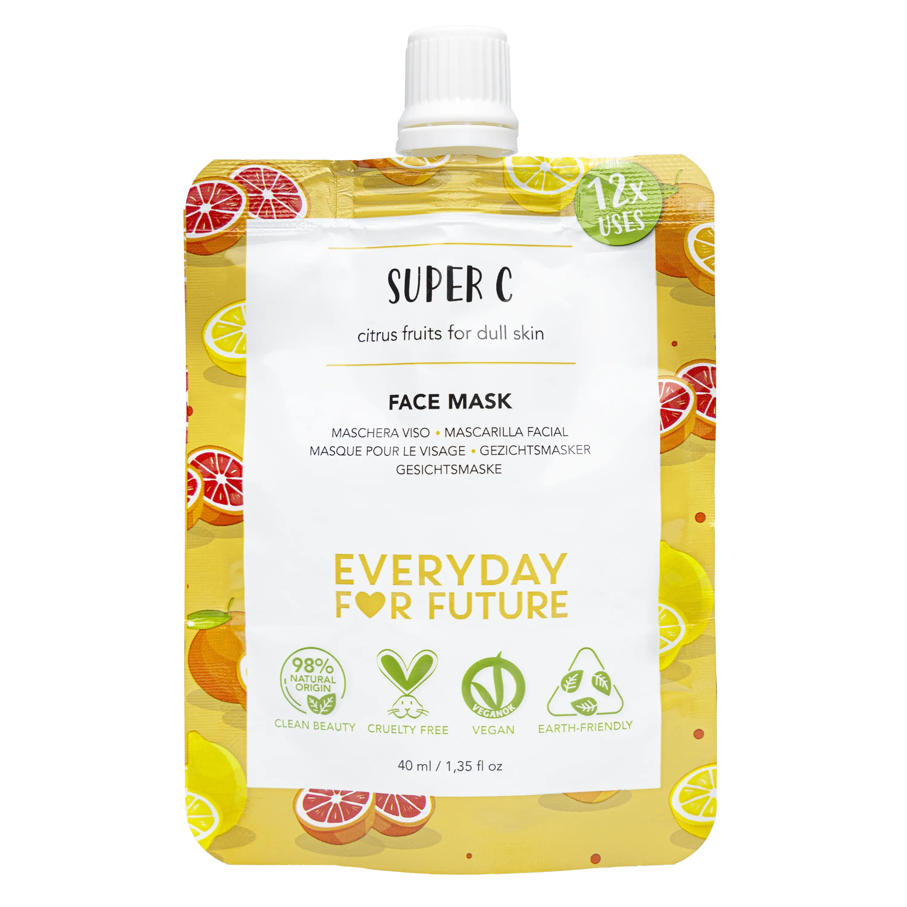 EVERYDAY FOR FUTURE : COFFRET SOINS 7 JOURS  (7 crèmes + 4 masques + 3 gommages) Bumpy