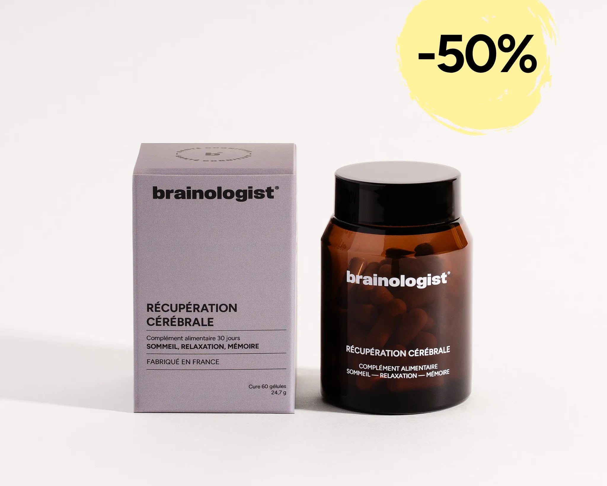Brainologist : Récupération cérébrale - complément alimentaire sommeil profond