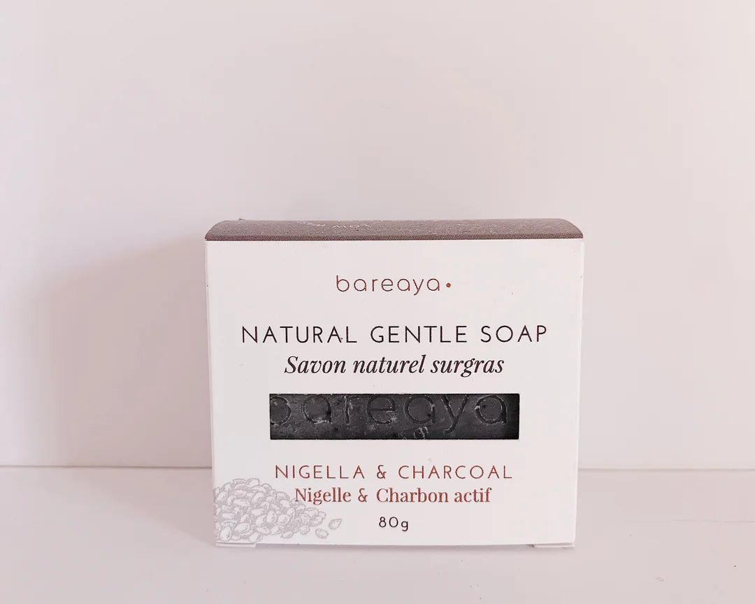 Bareaya : Savon naturel surgras - Charbon & Nigelle