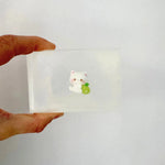 Savon Apple Cat Mini Chat avec Surprise - Savon Enfant Fait Main en France Soap Hit