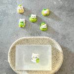 Savon Apple Cat Mini Chat avec Surprise - Savon Enfant Fait Main en France Soap Hit