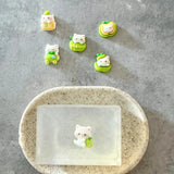 Savon Apple Cat Mini Chat avec Surprise - Savon Enfant Fait Main en France Soap Hit