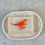 Savon Velociraptor Dinosaure avec Surprise - Savon Dinosaure Enfant Fait Main en France Soap Hit