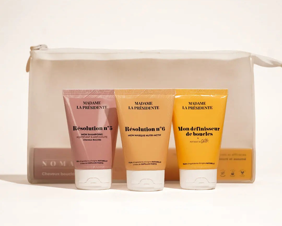 MADAME LA PRÉSIDENTE : trousse nomades boucles Bumpy
