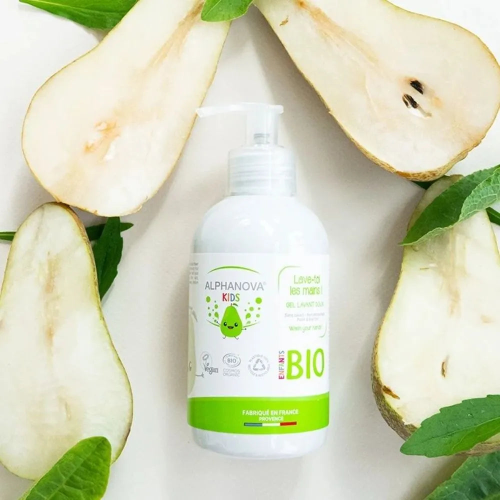 LAVE TOI LES MAINS” POIRE BIO* ALPHANOVA KIDS (250ml) Ma boutique
