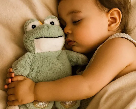 Plic : Bouillotte doudou Gribouil la Grenouille - Sèche - Chaud/Froid