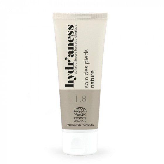 Hydr'aness : Crème pieds certifiée bio au lait d'ânesse frais 75 ml