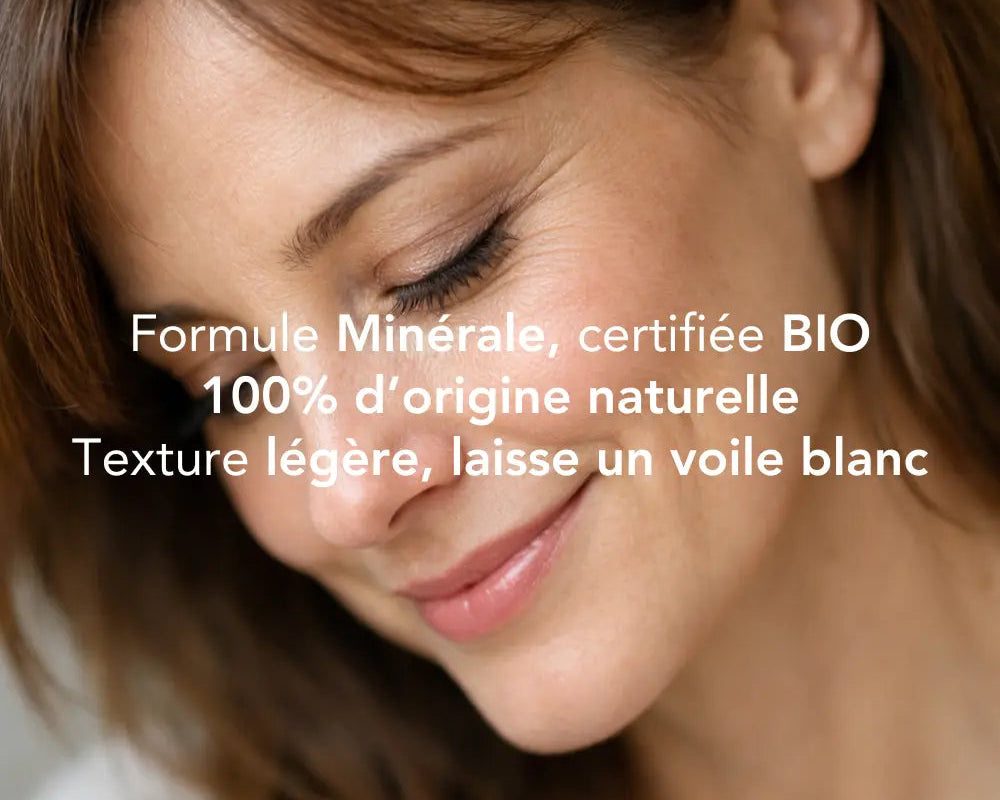 KERBI : Crème solaire hydratante minérale - texture