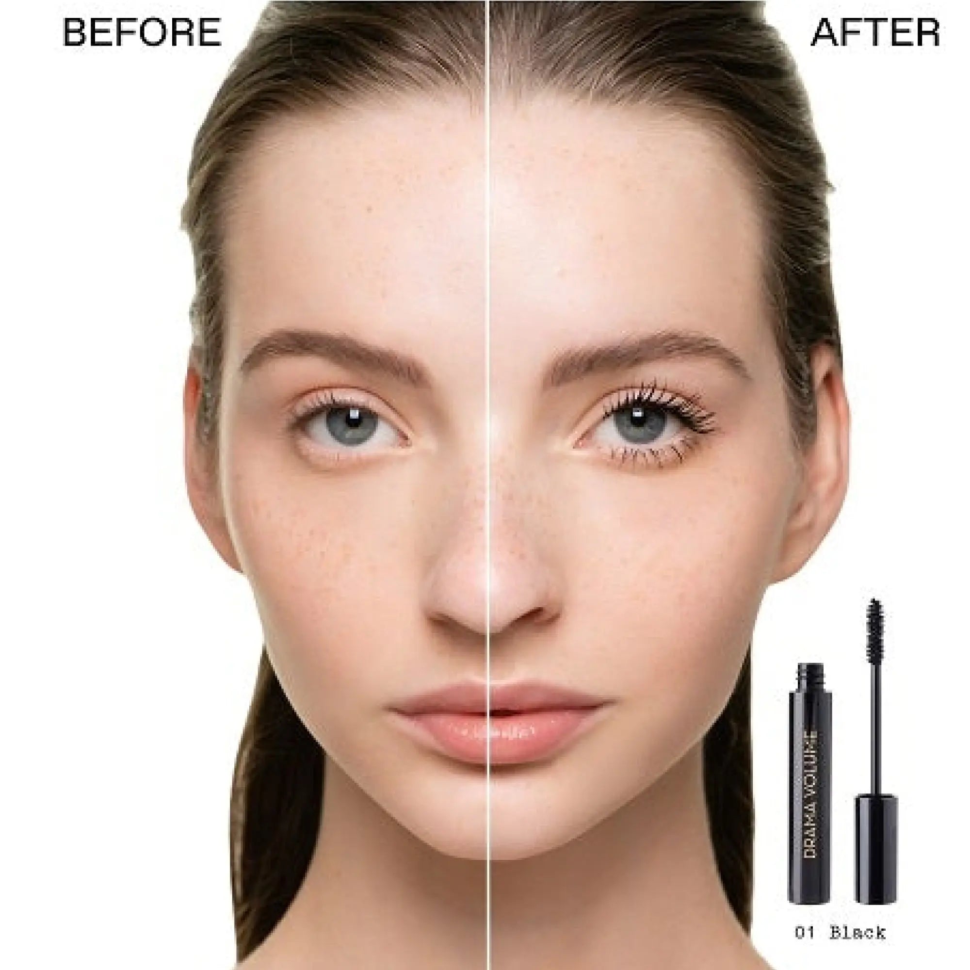 KORRES : Mascara Drama 01 Black Taille Voyage 4ml - Effet faux cils