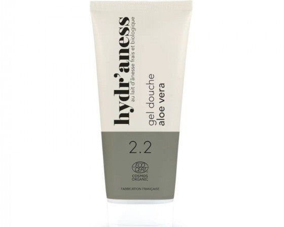 Hydr'aness : Gel douche aloe vera certifié bio au lait d'ânesse frais 200ml