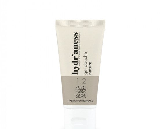 Hydr'aness : Gel douche format voyage certifié bio au lait d'ânesse frais 30ml
