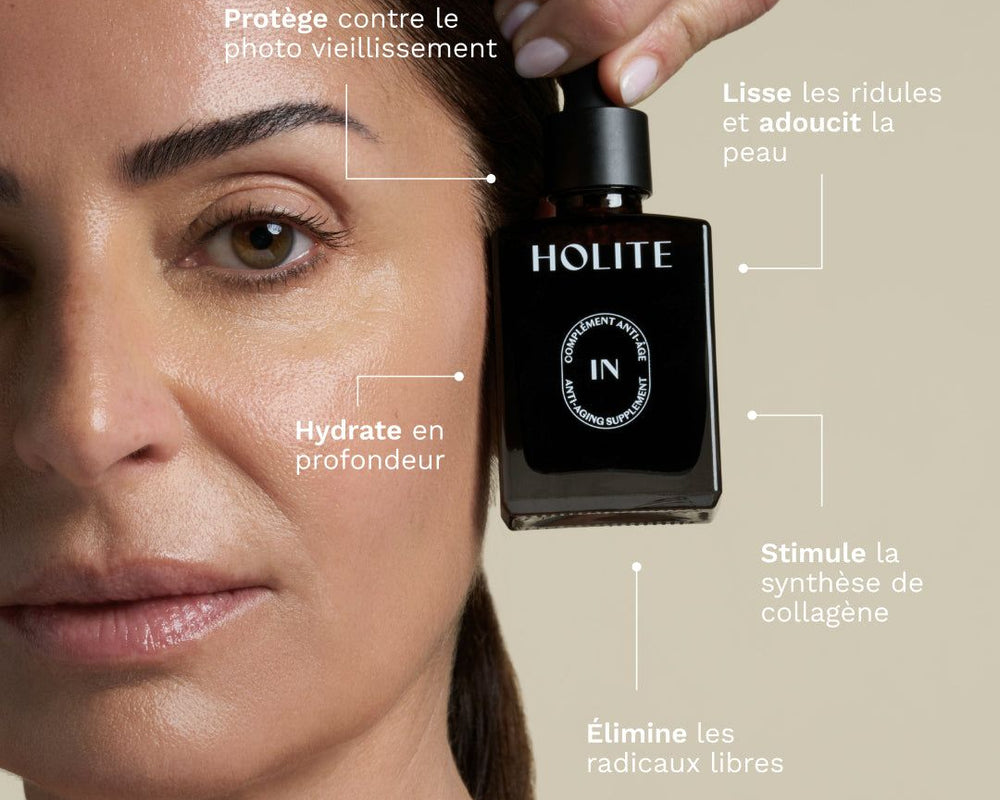 HOLITE: Complément Alimentaire Liquide Visage Anti-âge