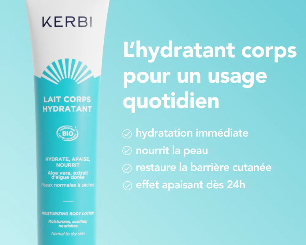KERBI : Lait corps hydratant - bénéfices