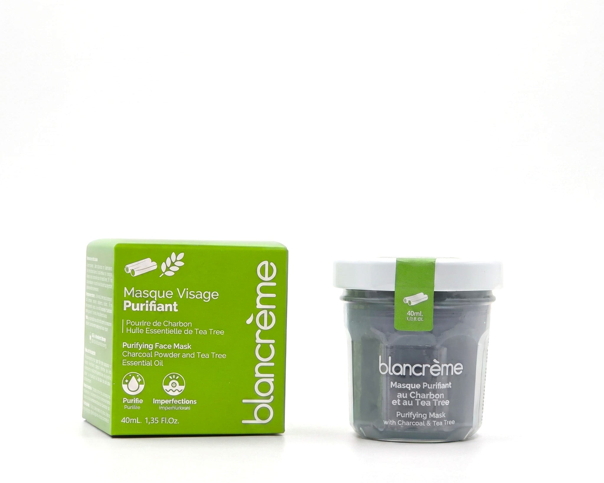 Masque purifiant Charbon & Tea tree