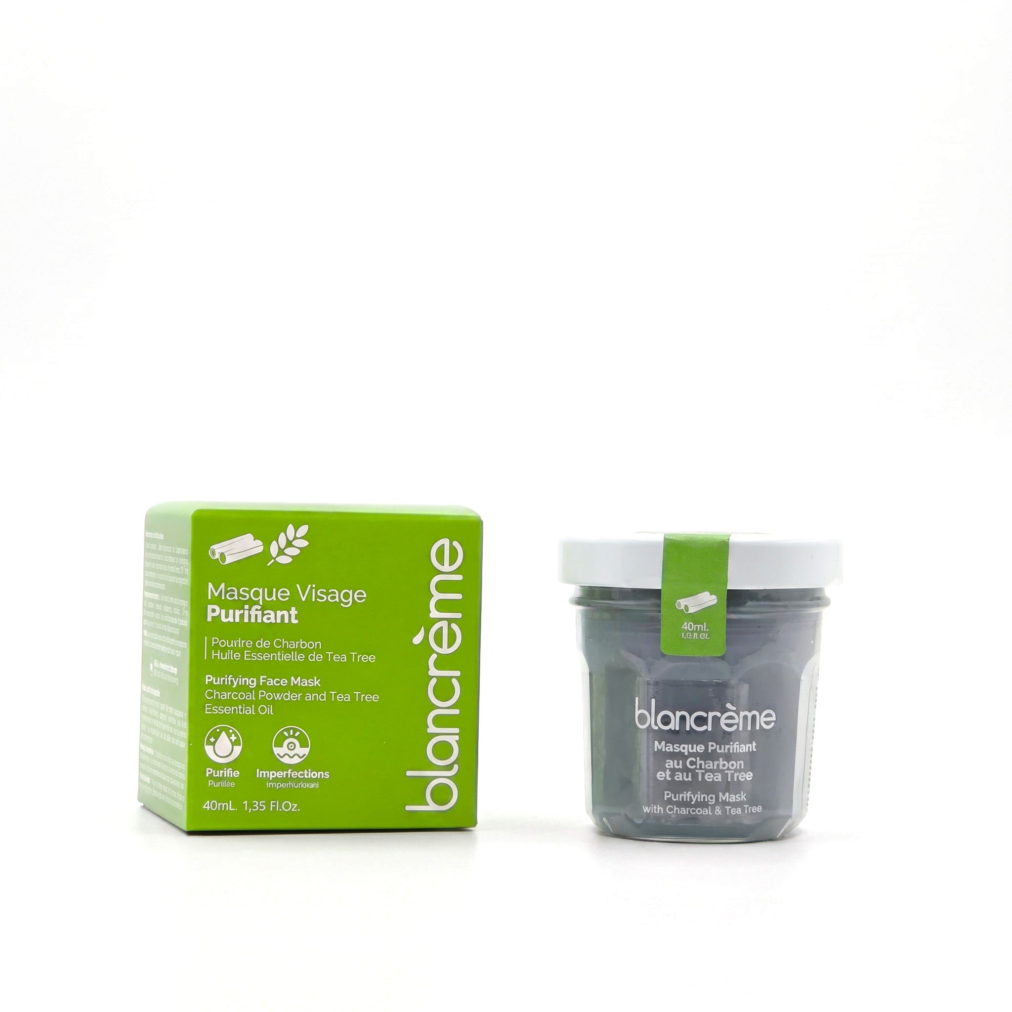 Masque purifiant Charbon & Tea tree