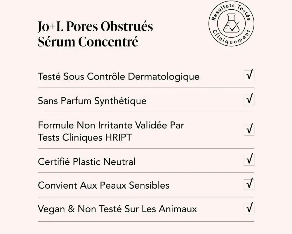 Ce sérum purifiant cible efficacement les impuretés et la congestion, tout en aidant à minimiser l’apparence des pores.
