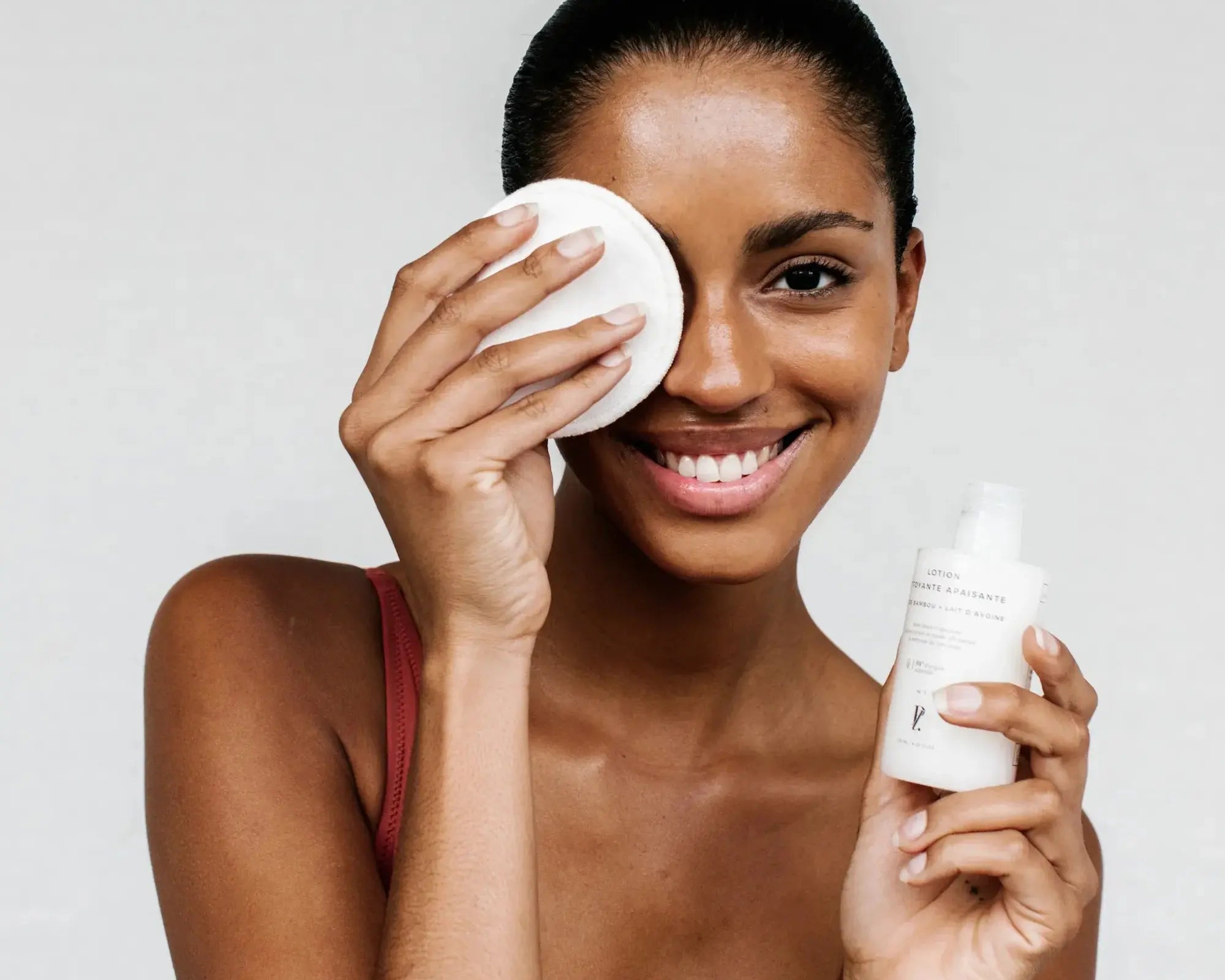 P.Lab Beauty : Cotons Bio Réutilisables - 6 Cotons Bumpy
