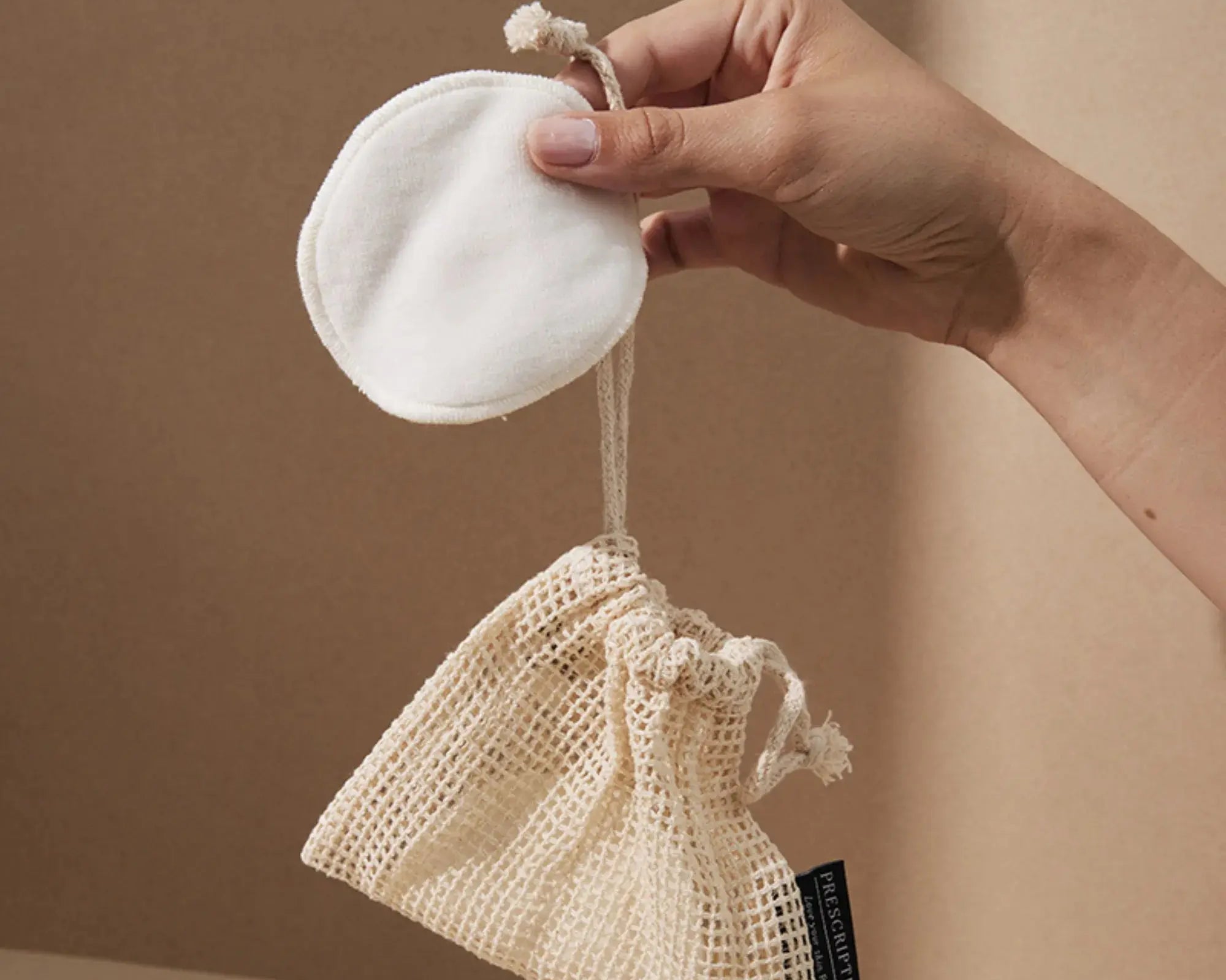 P.Lab Beauty : Cotons Bio Réutilisables - 6 Cotons Bumpy