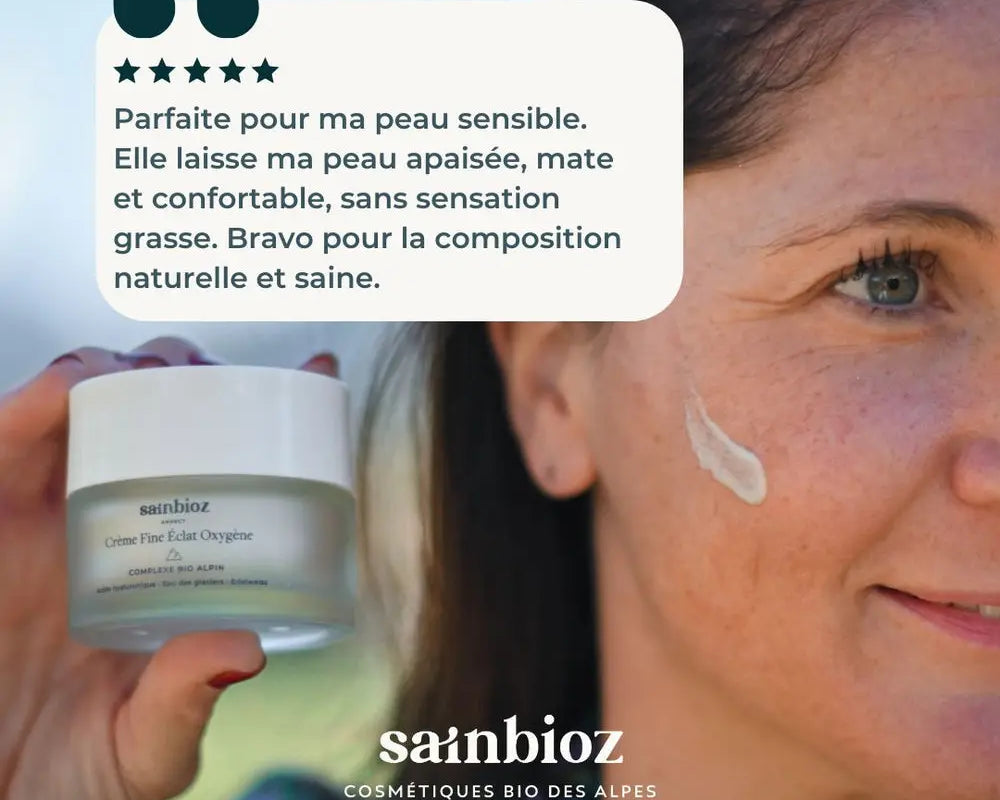 SAINBIOZ | Crème Fine Eclat Oxygène | 50ML