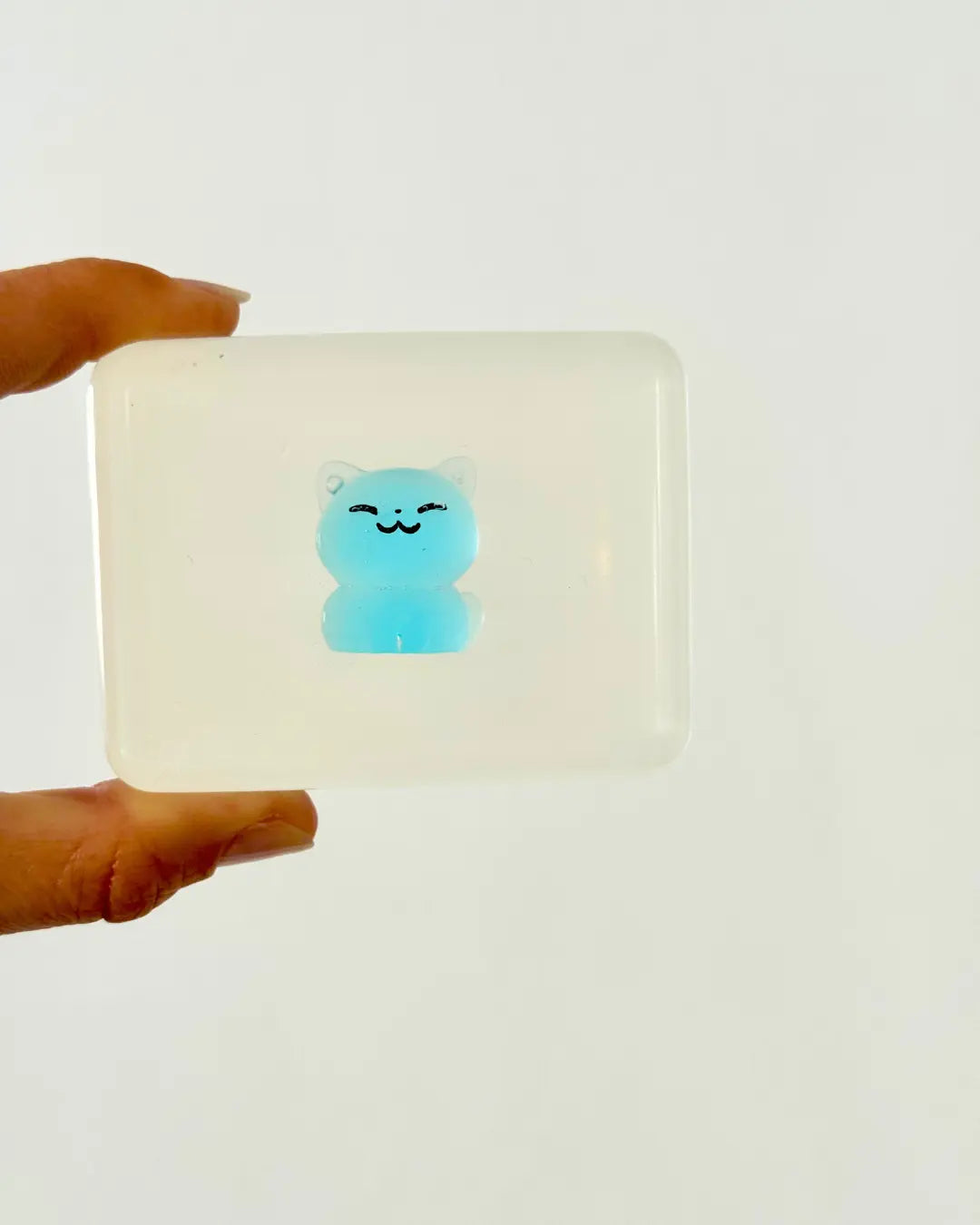 Savon Chat Kawaii avec Surprise - Savon Enfant Fait Main en France Soap Hit