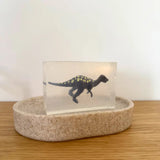 Savon Iguanodon Dinosaure avec Surprise - Savon Dinosaure Enfant Fait Main en France Soap Hit
