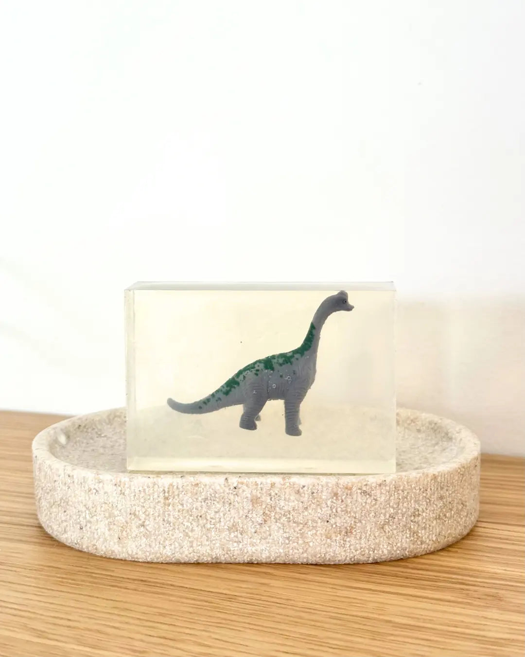 Savon Diplodocus Dinosaure avec Surprise - Savon Dinosaure Enfant Fait Main en France Soap Hit