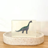 Savon Diplodocus Dinosaure avec Surprise - Savon Dinosaure Enfant Fait Main en France Soap Hit