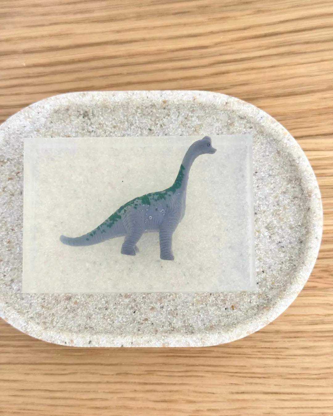 Savon Diplodocus Dinosaure avec Surprise - Savon Dinosaure Enfant Fait Main en France Soap Hit