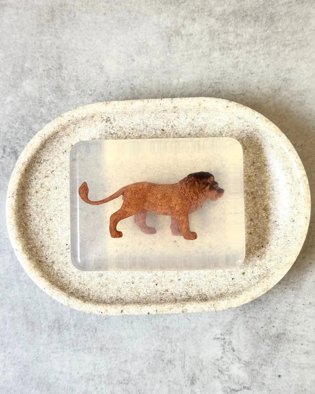 Savon Lion avec Surprise - Savon Enfant Fait Main en France Soap Hit