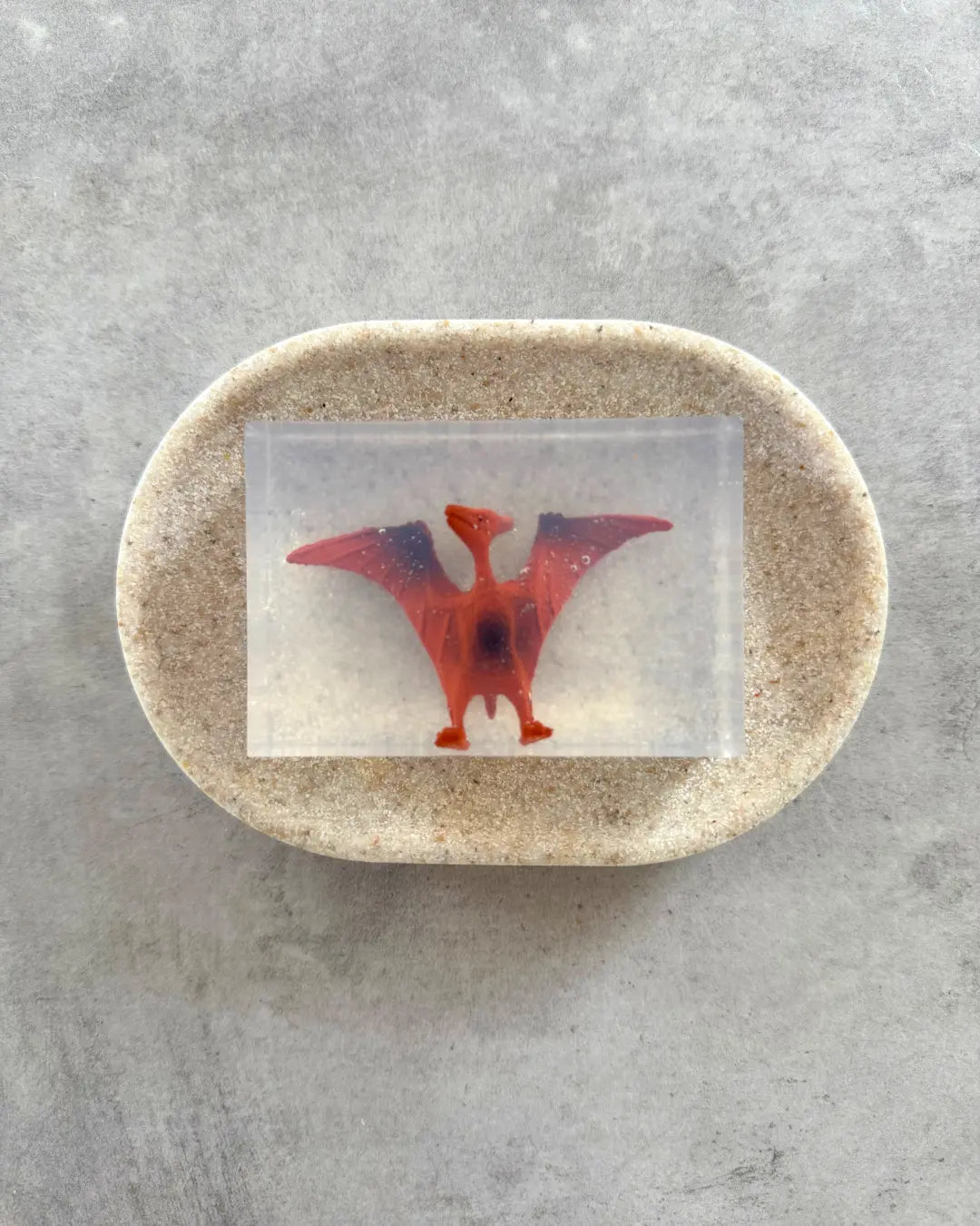 Savon Ptérodactyle Dinosaure Volant avec Surprise - Savon Dinosaure Enfant Fait Main en France Soap Hit