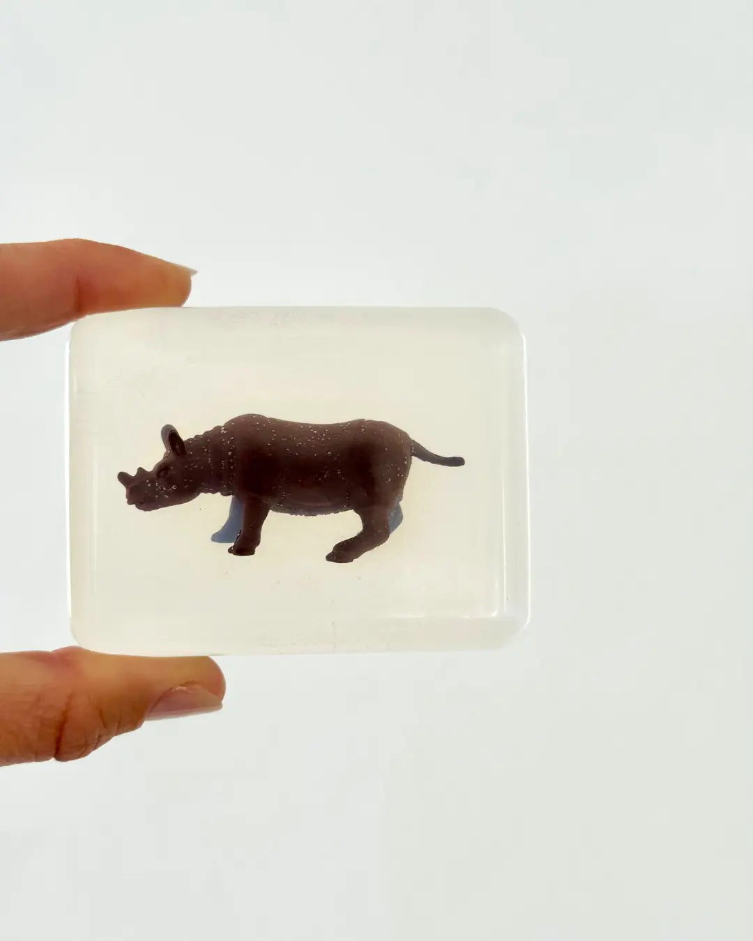 Savon Rhinocéros avec Surprise - Savon Enfant Fait Main en France Soap Hit