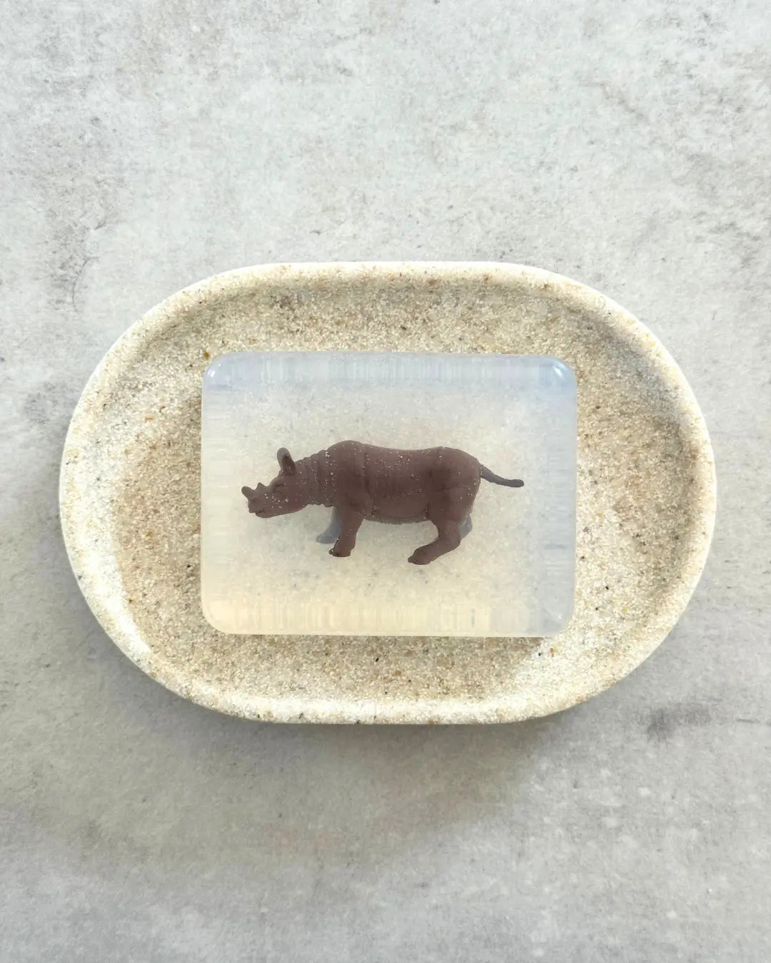 Savon Rhinocéros avec Surprise - Savon Enfant Fait Main en France Soap Hit