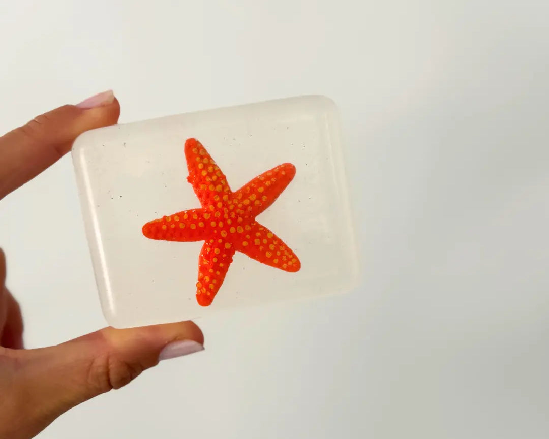 Savon Étoile de Mer avec Surprise - Savon Enfant Fait Main en France Soap Hit