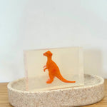 Savon Parasaurolophus Dinosaure avec Surprise - Savon Dinosaure Enfant Fait Main en France Soap Hit