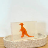 Savon Parasaurolophus Dinosaure avec Surprise - Savon Dinosaure Enfant Fait Main en France Soap Hit