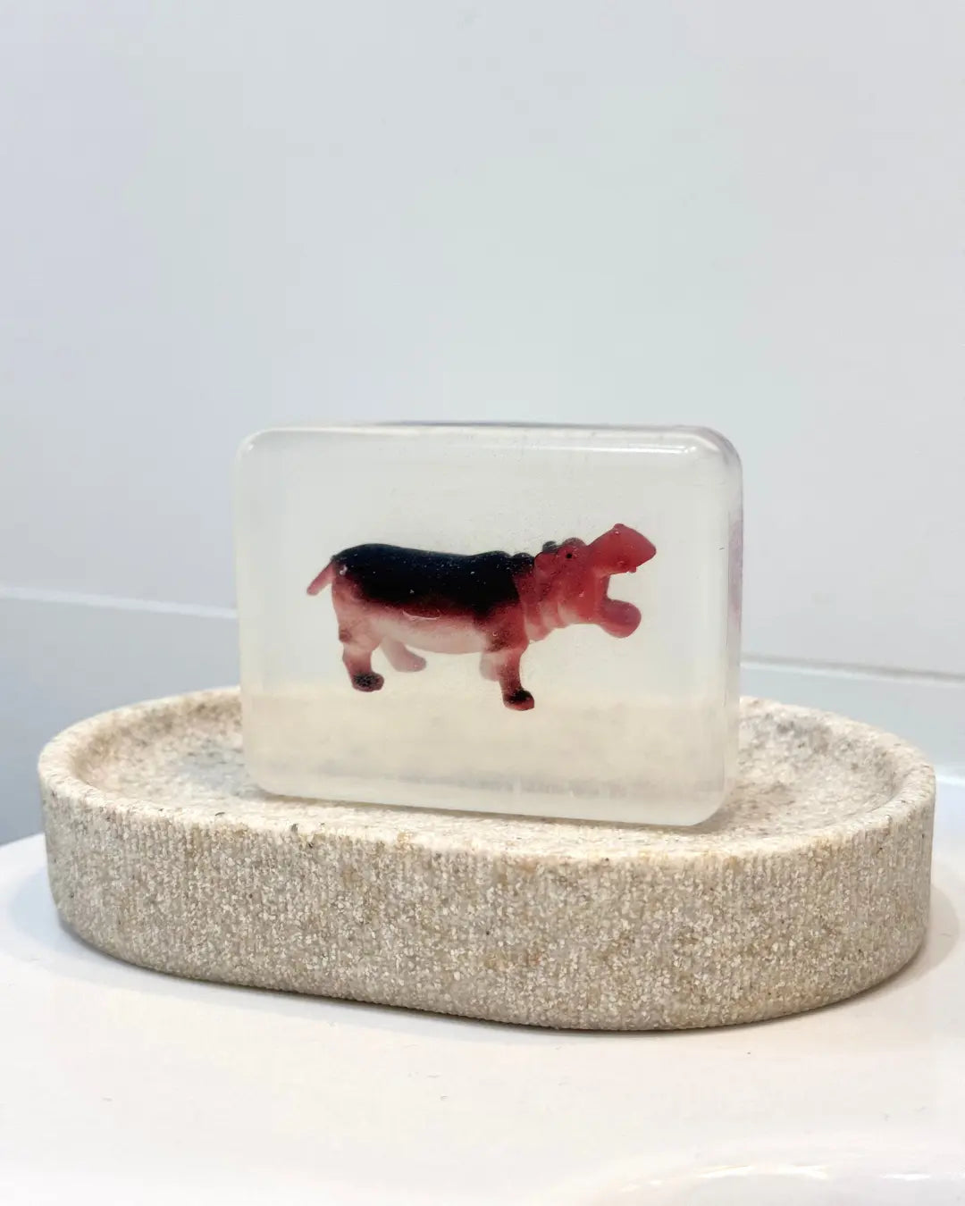 Savon Hippopotame avec Surprise - Savon Enfant Fait Main en France Soap Hit