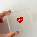 Savon Surprise Love Coeur Rouge - Cadeau Saint-Valentin Fait Main en France Soap Hit