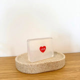 Savon Surprise Love Coeur Rouge - Cadeau Saint-Valentin Fait Main en France Soap Hit