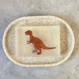 Savon Tyrannosaure T-Rex avec Surprise - Savon Dinosaure Enfant Fait Main en France Soap Hit